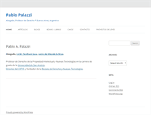 Tablet Screenshot of palazzi.com.ar